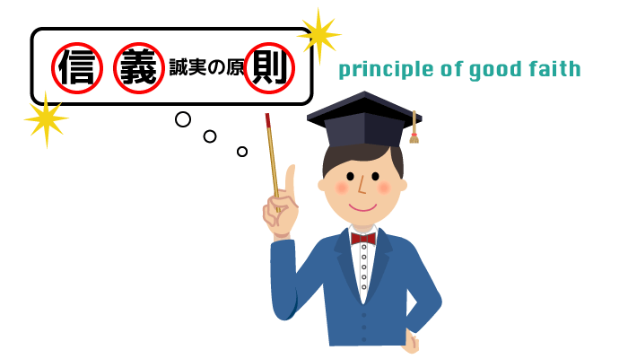 【日语合同术语16】“诚信原则（信義則）”是什么意思?